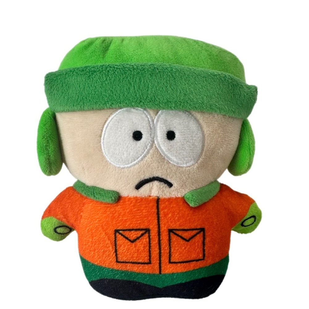 South‎ Park Kyle Broflovski Plush Kids 6.5 Inch Green Orange Small Stuffed Toy